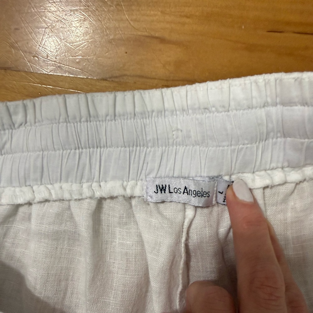 Johnny Was White Linen Embroidered Set - Picture 6 of 9